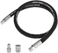 Pressure Washer Whip Hose Power Washer Jumper Hose for Pressure Washing with Steel Connector 3/8 Inch NPT Quick Connect Plug Hose Reel Connector Hose, 4000 PSI, 12FT, 1PCS by NuFlySic
