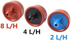 Gardening Irrigation Dripper Pressure Compensate Emitter Garden Drip Compensation Regulator Greenhouse Agriculture Steady Flow Watering Dripper 2L 4L 8L 50Pcs (Color : 4L/H) - Image 5