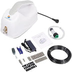 High Pressure Misting System, 750PSI Piston Pump Patio Mister System with Remote Control and 0.008" 7 Nozzles, DIY Misters for Cooling Outdoor Backyard, Dining Areas, Patio Lounging Zones by Cool-Off