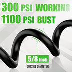Heavy Duty Garden Hose 50FT x 5/8", 300psi Working, 1100psi Burst - Image 2