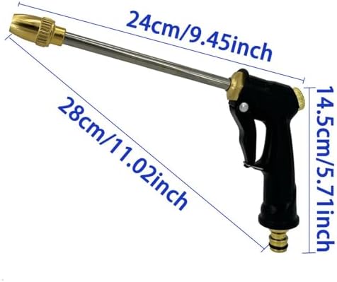 High Pressure Water Hose Nozzle Metal Heavy Duty Attachment - Image 6