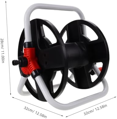 Freestanding Garden Hose Reel Holder with Coiling Mechanism - Image 2