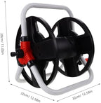 Freestanding Garden Hose Reel Holder with Coiling Mechanism - Image 2