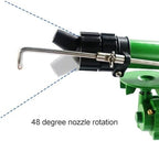TsoLay Agricultural Turbine Vortex Rod Water Sprayer, 2" Farm Lawn Irrigation Spray Gun with Replacement Nozzle, 360° Large-Area Watering Spray & 40-100 Meters Water Range, for Agriculture Irrigation - Image 7