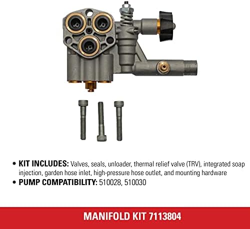 Simpson Manifold Replacement Kit for OEM Technologies Pressure Washer Pumps - Image 4