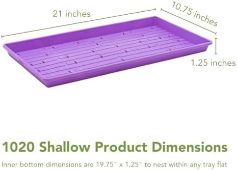 Bootstrap Farmer Extra Strength 1020 Trays, 10 Pack, Black with Holes - Image 5