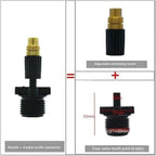 Adjustable Sprinkler with Micro Spray Mister Emitters, Copper Misting Nozzle Set for 4/7mm Hose Low Pressure Atomizing Sprayer 20pcs Brass Nozzle + 4 Points Extra Teeth - Image 2