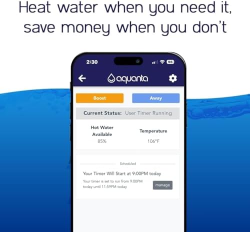 Smart Water Heater Timer: Optimize Hot Water Usage - Compatible with Alexa - Installs in Minutes, No Plumbing Required. Compatible with Electric Water Heaters. - Image 3