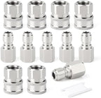 TAISHER 6PCS 304 Stainless Steel 3/8" Female NPT High Pressure Washer Quick Connect Coupler for Pressure Washing Gun Hose Accessories by TAISHER
