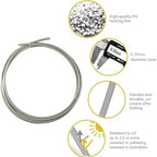 Misting System with Brass Fog Nozzles & Pump, Outdoor Mister System for Outside Patio, Garden Irrigation System Kit for Garden, Greenhouse, Parasol (Size : 8M(26.2ft)+10 nozzles) - Image 2