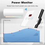 WiFi Smart Water Heater Switch with Power Monitor Smart Life Control Switch Works(02 White) - Image 3