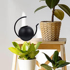 Happyyami Tin Cans Watering Can Stainless Steel Watering Pot with Spout Sprinkler Watering Pot Flower Plant Watering Sprayer Gardening Kettle for Plants Bonsai Garden Flower - Image 3