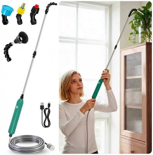 Electric High Reach Plant Waterer - Type C Wireless Hanging Plant Waterer by Unknown