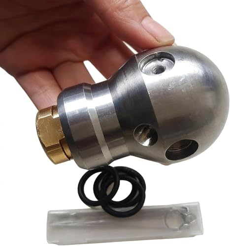3/8 Rotary Sewer Jetter Nozzle Kit for Pressure Washer,80L/min (21.1 GPM) - Image 6