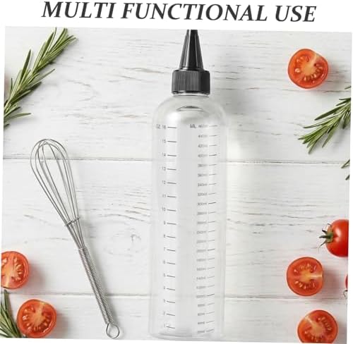 GALPADA 8pcs Oz Graduated Plastic Squeeze Bottle with Pet Material and Precise Dispensing for Kitchen Use, Reusable and Easy to Clean Oil and Sauce Applicator - Image 3