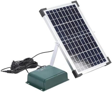 Generic Solar Automatic Drip Irrigation Kit High Efficiency 18V Auto Watering System for Gardens and Greenhouses with 50 Drippers by Unknown
