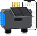 WiFi Solar Sprinkler Timer, 2 Zone Smart Bluetooth Hose Timers by Unknown