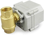 2 Way Brass 3/8" 12VDC 9-24VDC 0-5V NPT Proportional Integral Modulating Control Motorized Ball Valve - Image 2