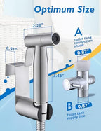 BRITULIF 3-Pack Handheld Bidet Sprayer for Toilet, Adjustable Pressure - Image 2