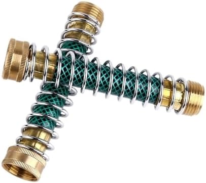 3/4 Inch 2/4-Way Brass Garden Hose Splitter Tap Y-Type Watering Connector Distributor for Outdoor Faucet(KinkProtectorEU) by Unknown