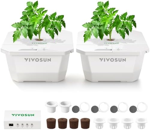 VIVOSUN FlexFeed DWC Hydroponic System Kit, Deep Water Culture Grow Kit by VIVOSUN