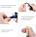 Brass misting Nozzle tee with 8-inch Built-in Hose Adjustable 360° Rotation for Outdoor Patio Garden Cooling System Atomizing Nozzle + 8mm tee Belt 30pc - Image 5
