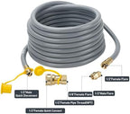 onlyfire Natural Gas Hose, Propane Gas Grill Connect/Disconnect Hose - Image 2