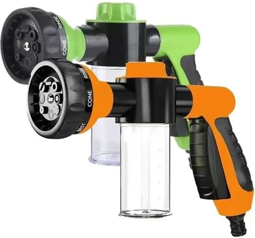 Foam Sprayer, Portable Auto Foam Lance Water Gun High Pressure 3 Grade Nozzle Jet Car Washer Sprayer Cleaning Tool Automobile Garden Wash,Car Washing(Green) - Image 4