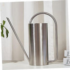 BESPORTBLE Vintage Stainless Steel Watering Can Spout for Indoor Plants Ergonomic Design Capacity for Easy Watering and Houseplants - Image 3