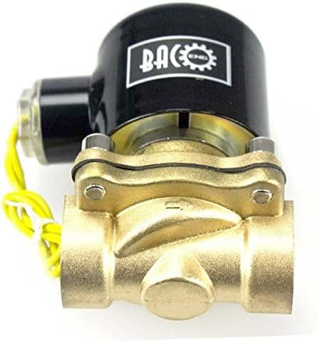 BACOENG VITON 3/8" Brass Electric Solenoid Valve, 12V DC Normally Closed - Image 6