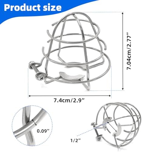 10 Pack 1/2" Fire Sprinkler Head Guard Cage Protector Cover Fire Extinguishing System Sprinkler Protective Bracket - Image 2