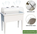 Dexceder 13.2 Gallon Self Watering Raised Garden Bed (White) - Image 4