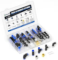 TAILONZ 1/4"-1/2" Push to Connect Fittings Kit 66Pcs by TAILONZPNEUMATIC