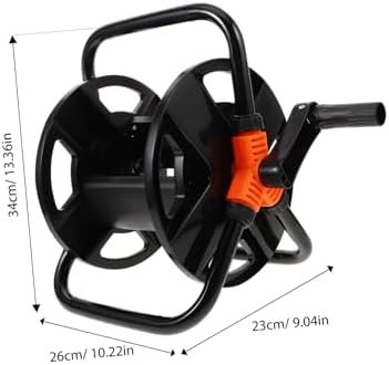 Happyyami Car Wash Water Gun Hose Reel Hose Holder for outside Freestanding Reel Storage Rack Versatile Garden Organizer - Image 2