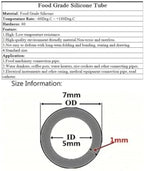 Food Grade Transparent Rubber Hose, Micro Flexible Soft Silicone Tube Pipe - Image 3
