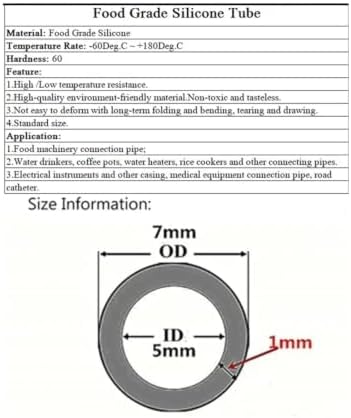 Food Grade Transparent Rubber Hose, Micro Flexible Soft Silicone Tube Pipe - Image 3