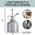 Sustainable Village Watering Can Indoor Plants - Nickel Plant Mister - Stylish and Rust Resistant Watering Cans for Healthy Hydration - Prevents Overwatering - Image 3