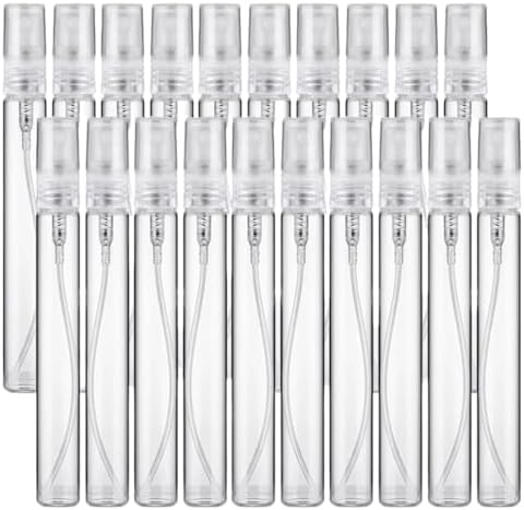 50PCS Refillable Perfume Bottle Set 2ml 3ml 5ml 10ml Glass Spray Atomizer Travel - Image 3
