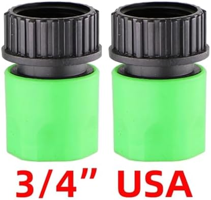Expandable Garden Hose Repair Kit 10PCS Hose Quick Connector Nipple 3/4 Inch Male Threaded Pipe Adapter for Garden Tubing Drip Irrigation Watering System(F-USA) - Image 2