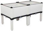 Ochine Raised Garden Bed Planter Box Kit Self-Watering Plastic Elevated Garden Beds Flowers Vegetables Herbs DIY Gardening Outdoor Indoor Planting Grow Box Container for Garden Patio Balcony Backyard by CombinationofFashionandQuality