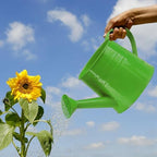 Galvanized Shower Bucket Tinplate Watering Kettle Small Flower Pot Indoor Outdoor Watering Can Garden Container with Handle (E, One Size) - Image 3
