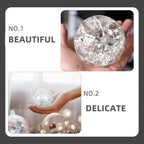 2pcs Crystal Ball Ornament Fountain Sphere for Indoor Office Xmas Decor - Image 7