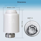 Smart Radiator Valve - WiFi Thermostatic Radiator Valve Controller with Timing Function, Wireless Thermostat for Temperature Control of Home Heating System - Image 3