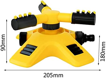 QFFL Lawn Sprinkler with Three 360 Degree Rotating Arm, Hose, Garden Irrigation System, Can be Connected in Series, Automatic Water Sprinkler (Size : 10m) - Image 6