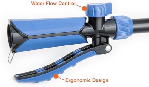 3-Pack Corvid 16" Turret Head 9-Pattern Front Trigger Garden Wand with Carbon Fiber Texture – Versatile Spray Nozzle for Precise Watering, Cleaning, and Easy Control with Ergonomic Grip - Image 6