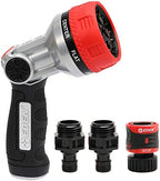 Eden Heavy Duty Oscillating Sprinkler and 7-Pattern Thumb Control Nozzle Bundle W/Quick Connect Starter Sets - Image 5