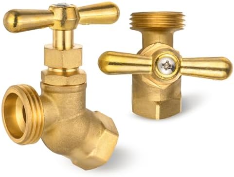 40PC HeSun 1/2" FIP Inlet x 3/4" MHT Outlet Garden Hose Faucet/Valve by HeSun