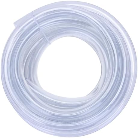 DERNORD PVC Tubing 7/8"ID X 1-1/10"OD Flexible Clear Vinyl Hose 25 Feet for Food Grade by DERNORD