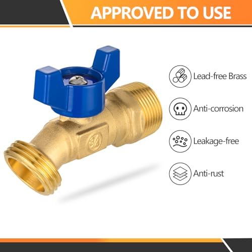 10 PC HeSun 3/4" Male NPT Outdoor Hose Bibb Faucet/Valve(SILLCOCK048-10) - Image 3