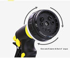 Marycan Hose Nozzle, Garden Spray Nozzle, 8 Patterns Thumb Control Heavy Duty Hose Nozzle - Image 4